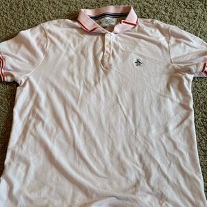 Original Penguin Men's Pink Polo Shirt size XL